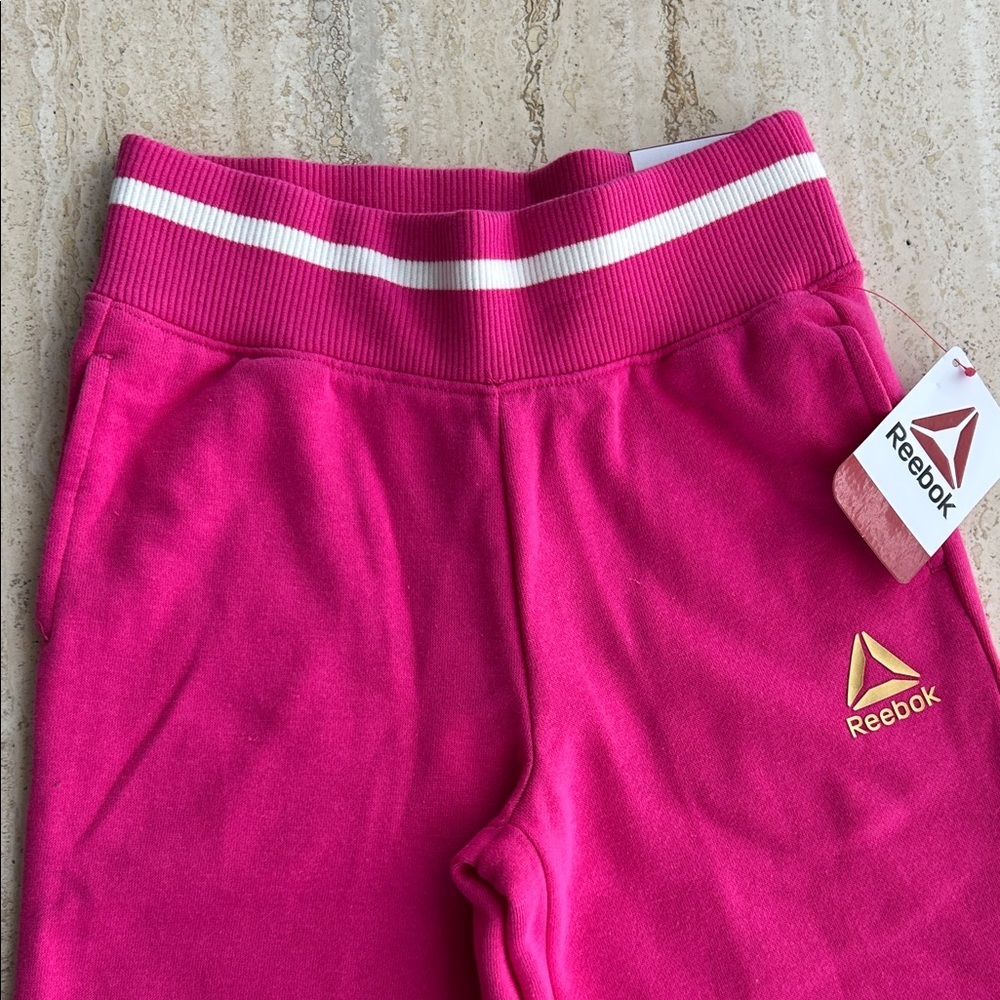 NEW 🆕 Reebok Fuchsia Jogging Pants - Picture 3 of 4